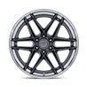 Fuel Off-Road | FC408 FLIGHT 20x9 ET1 - GLOSS GUNMETAL W/ CHROME LIP