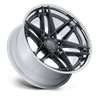 Fuel Off-Road | FC408 FLIGHT 22x10 ET-18 - GLOSS GUNMETAL W/ CHROME LIP