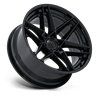 Fuel Off-Road | FC408 FLIGHT 20x10 ET-18 - MATTE BLACK W/ GLOSS BLACK LIP