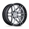 Fuel Off-Road | FC408 FLIGHT 20x9 ET1 - CHROME W/ GLOSS BLACK LIP