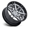 Fuel Off-Road | FC408 FLIGHT 20x9 ET1 - CHROME W/ GLOSS BLACK LIP