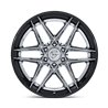 Fuel Off-Road | FC408 FLIGHT 20x9 ET1 - CHROME W/ GLOSS BLACK LIP