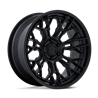 Fuel Off-Road | FC409 HIVE 20x10 ET-18 - MATTE BLACK W/ GLOSS BLACK LIP