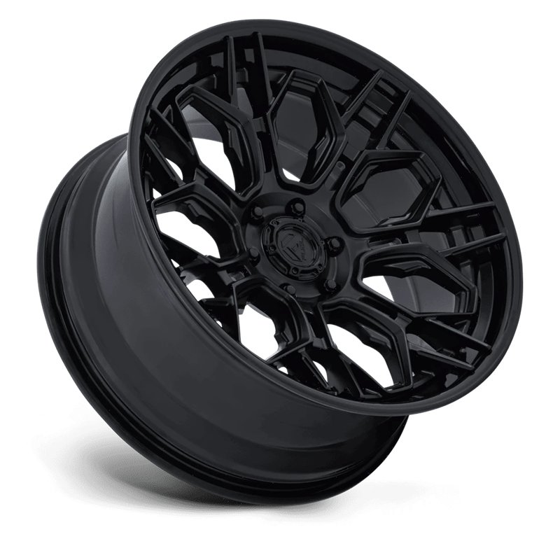 Fuel Off-Road | FC409 HIVE 20x10 ET-18 - MATTE BLACK W/ GLOSS BLACK LIP