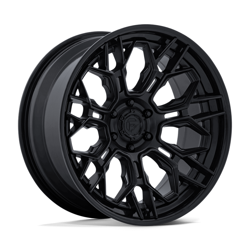 Fuel Off-Road | FC409 HIVE 22x10 ET-18 - MATTE BLACK W/ GLOSS BLACK LIP