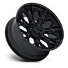 Fuel Off-Road | FC409 HIVE 22x9.5 ET20 - MATTE BLACK W/ GLOSS BLACK LIP