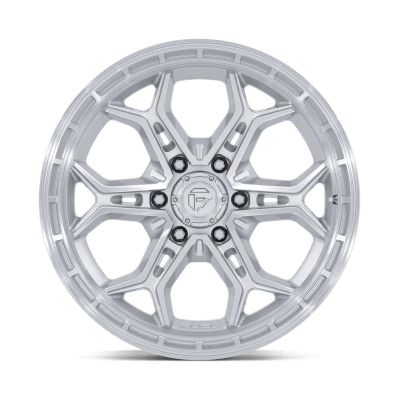 Fuel Off-Road | FC896 HEATHEN 20x9 ET20 - GLOSS SILVER W/ MACHINED FACE