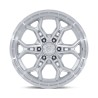 Fuel Off-Road | FC896 HEATHEN 20x9 ET20 - GLOSS SILVER W/ MACHINED FACE