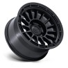 Fuel Off-Road | FC905 ASCEND 17x9 ET-12 - MATTE BLACK W/ GLOSS BLACK LIP
