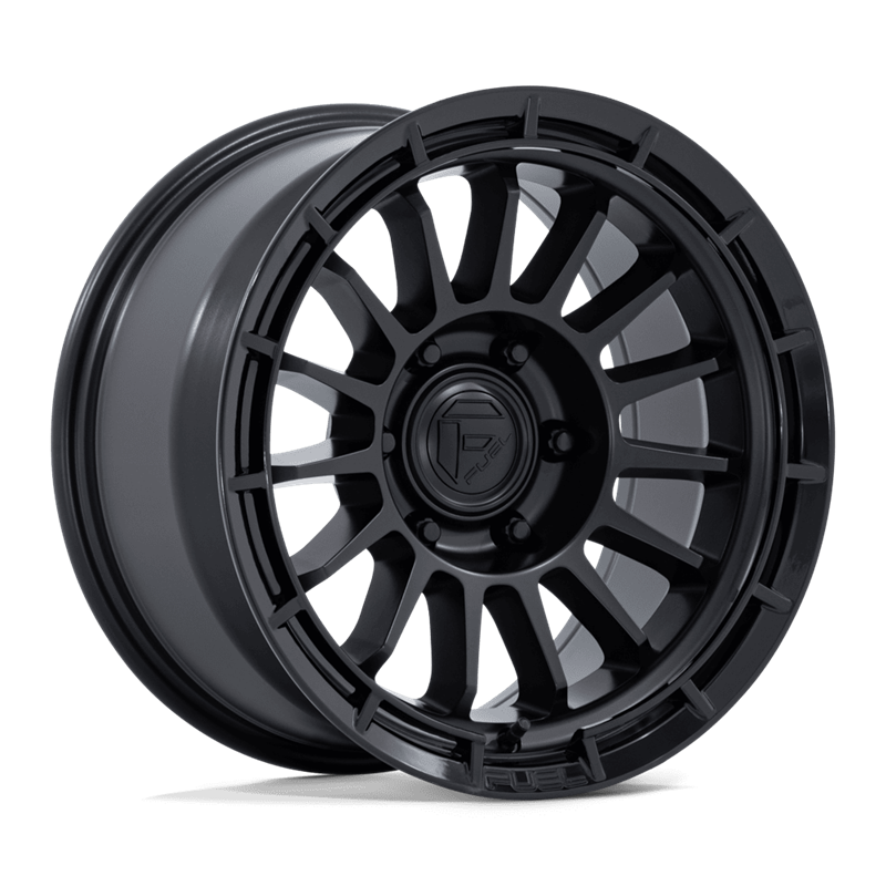 Fuel Off-Road | FC905 ASCEND 17x9 ET1 - MATTE BLACK W/ GLOSS BLACK LIP