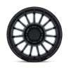 Fuel Off-Road | FC905 ASCEND 17x9 ET-12 - MATTE BLACK W/ GLOSS BLACK LIP