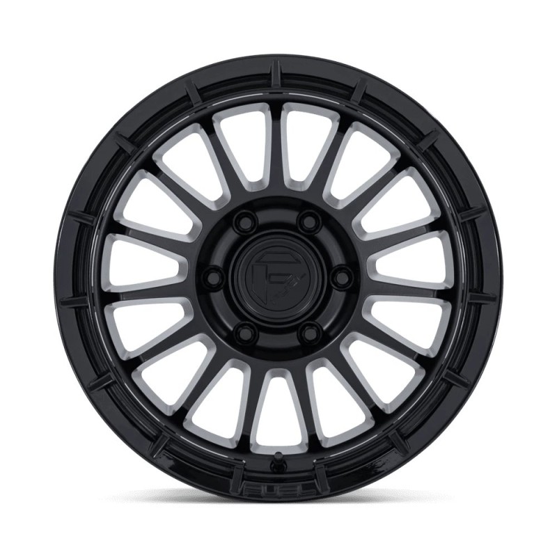 Fuel Off-Road | FC905 ASCEND 20x9 ET1 - MATTE BLACK W/ GLOSS BLACK LIP