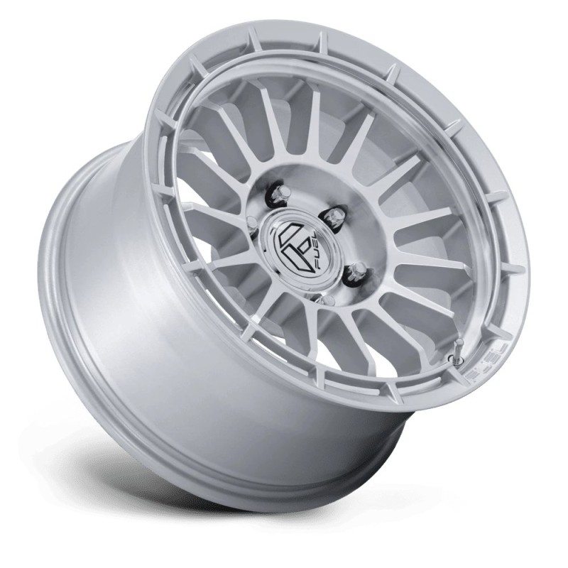 Fuel Off-Road | FC905 ASCEND 17x9 ET-12 - GLOSS SILVER W/ MACHINED FACE