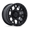Fuel Off-Road | FC908 PUMA 17x9 ET1 - MATTE BLACK W/ GLOSS BLACK LIP