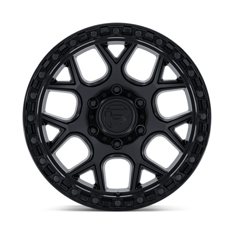Fuel Off-Road | FC908 PUMA 17x9 ET1 - MATTE BLACK W/ GLOSS BLACK LIP