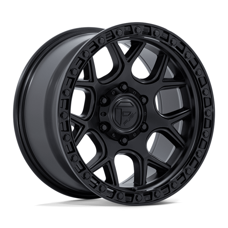 Fuel Off-Road | FC908 PUMA 17x9 ET-12 - MATTE BLACK W/ GLOSS BLACK LIP