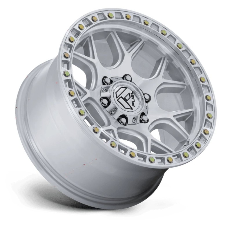 Fuel Off-Road | FC908 PUMA 17x9 ET1 - GLOSS SILVER W/ MACHINED FACE
