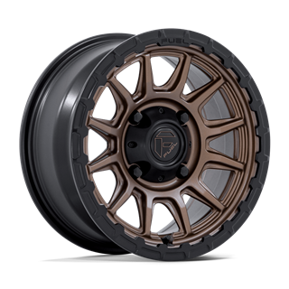 Fuel Off-Road | FV866 PISTON UTV 15x7 ET38 - MATTE BRONZE W MATTE BLACK LIP