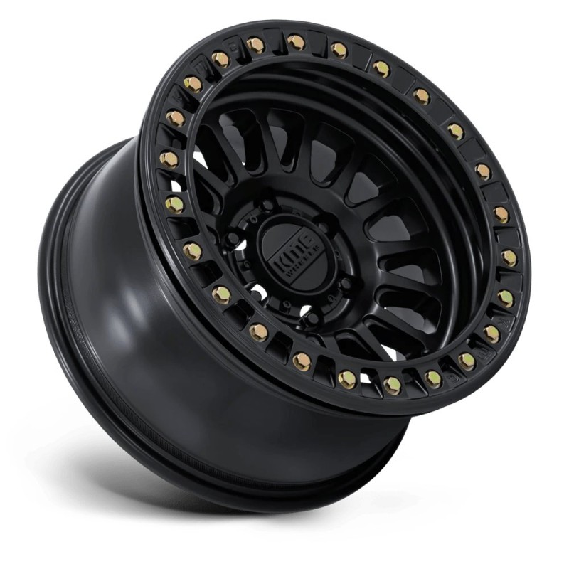 KMC | KM239 IMPACT BEADLOCK 17x9 ET25 - MATTE BLACK