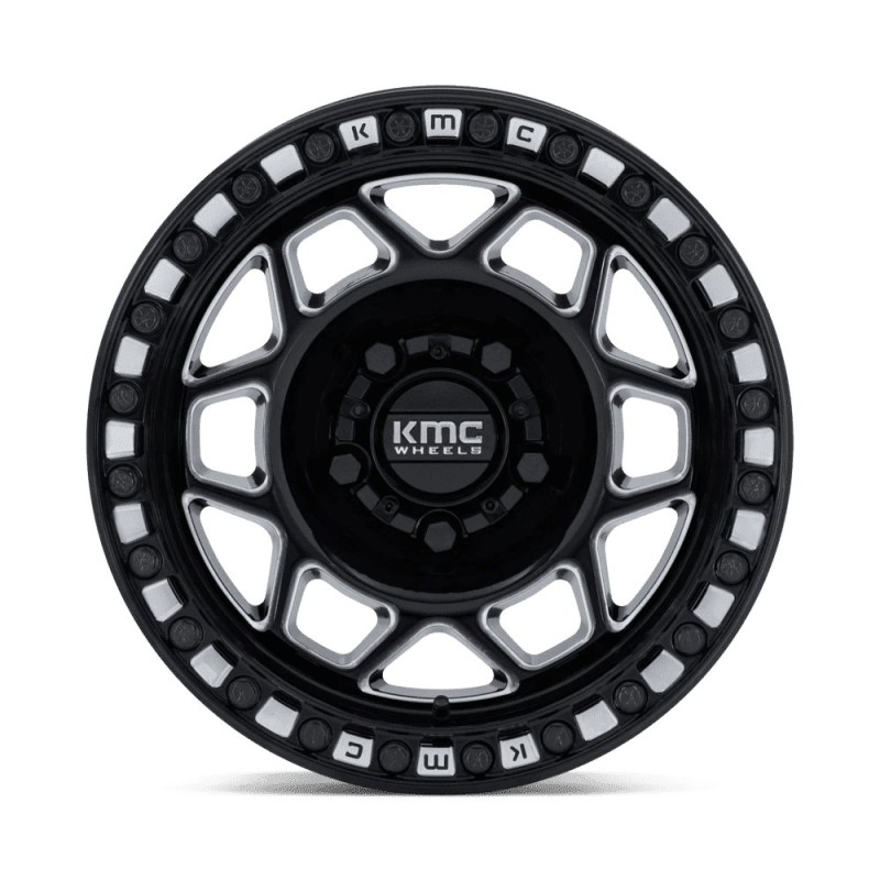 KMC | KS241 TORX UTV BEADLOCK 15x7 ET38 - GLOSS BLACK MILLED