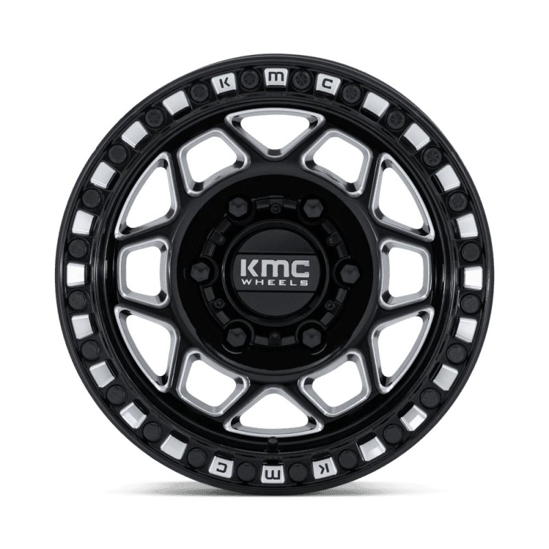 KMC | KS241 TORX UTV BEADLOCK 15x7 ET38 - GLOSS BLACK MILLED