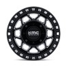 KMC | KS241 TORX UTV BEADLOCK 15x8 ET0 - GLOSS BLACK MILLED