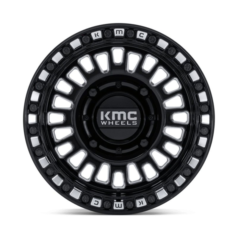 KMC | KS242 AZTEC UTV BEADLOCK 15x10 ET0 - GLOSS BLACK MILLED