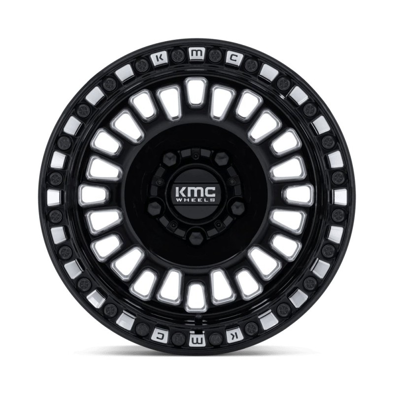 KMC | KS242 AZTEC UTV BEADLOCK 15x7 ET38 - GLOSS BLACK MILLED