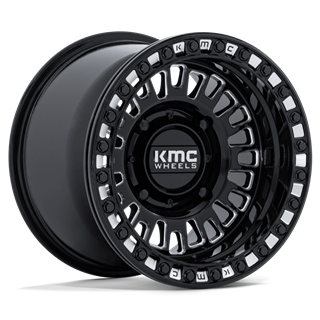 KMC | KS242 AZTEC UTV BEADLOCK 15x7 ET38 - GLOSS BLACK MILLED