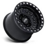 KMC | KS242 AZTEC UTV BEADLOCK 15x8 ET0 - GLOSS BLACK MILLED