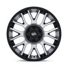 Moto Metal | MO816 OVERLOOK 20x9 ET1 - GLOSS BLACK W/ MACHINED FACE