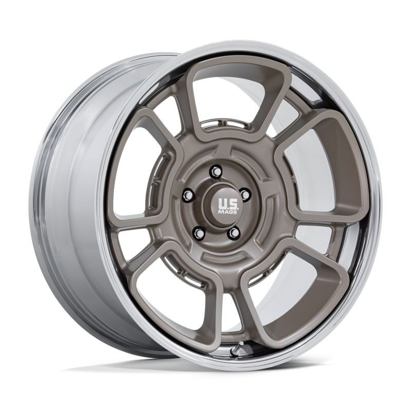 US Mag | UC147 FLAGSTAFF 20x11 ET-6 - PEWTER W/ CHROME LIP