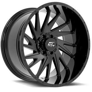 GT OFFROAD | TOMAHAWK 24x14 ET-76 - Gloss Black