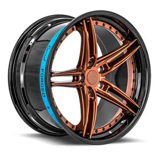 SENTALI BARREL | SB3 22x9.5 ET15 - Gloss Black Lip / Gloss Bronze Centre