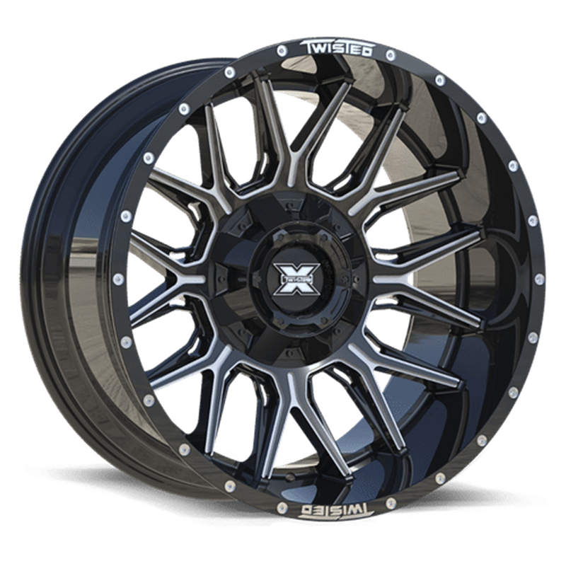TWISTED OFF-ROAD | TW1 22x12 ET-44 - Gloss Black Milled
