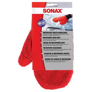 SONAX | Microfibre Washing Glove - Red