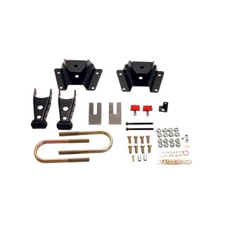 Belltech | 4" Drop Leaf Spring Shackle & Hanger Kit (Front Hanger/Rear Shackle) - F-150 4.2L4.6L5.4L 2000-2003