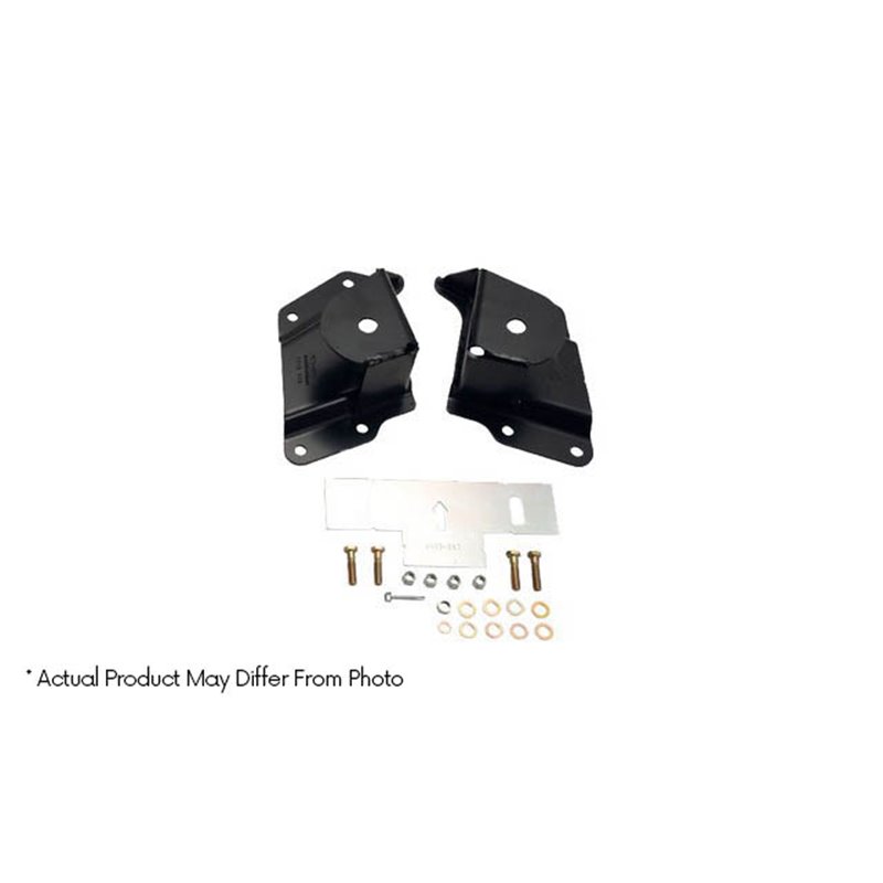 Belltech | 4" Drop Leaf Spring Shackle & Hanger Kit (Front Hanger/Rear Shackle) - F-150 4.2L4.6L5.4L 2000-2003