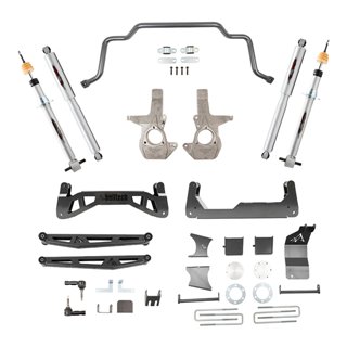 Belltech | 7-9" Lift Kit Inc. Front and Rear Trail Performance Struts/Shocks - Silverado / Sierra 1500 2016-2018