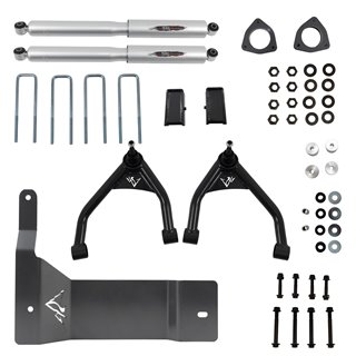 Belltech | 4" Lift Kit Inc. Rear Trail Performance Shocks Only - Silverado / Sierra 1500 2014-2016