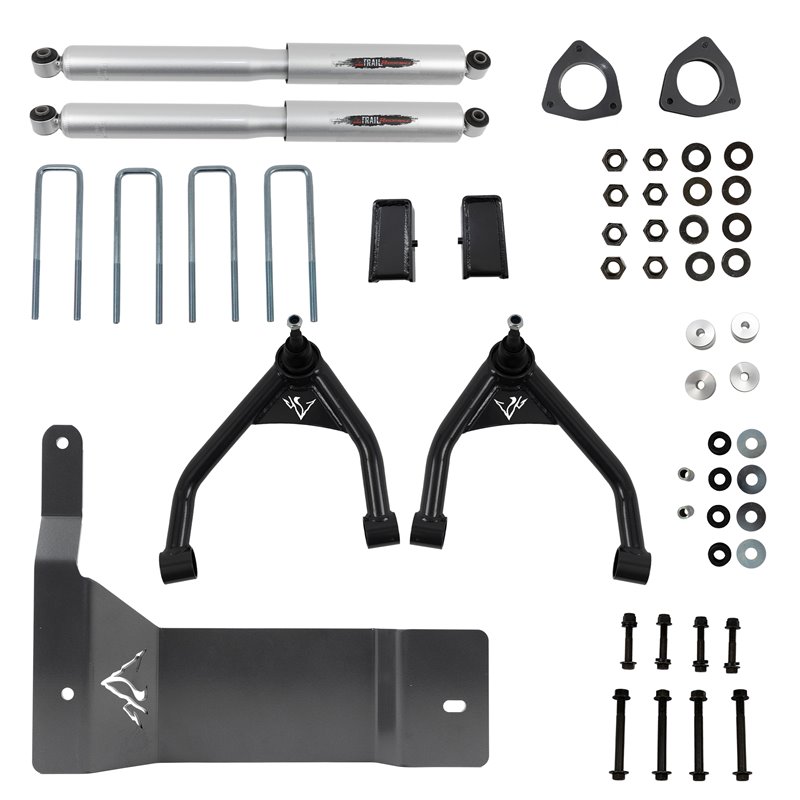 Belltech | 4" Lift Kit Inc. Rear Trail Performance Shocks Only - Silverado / Sierra 1500 2014-2016
