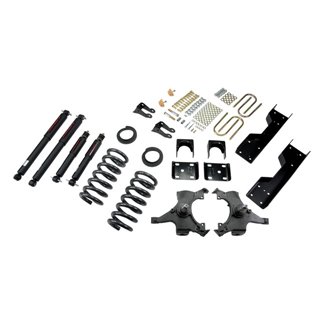 Belltech | Front And Rear Complete Kit W/ Nitro Drop 2 Shocks - C1500 1992-1998
