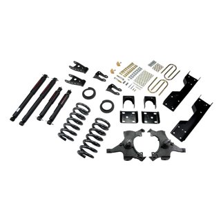 Belltech | Front And Rear Complete Kit W/ Nitro Drop 2 Shocks - C1500 1992-1998