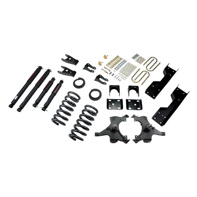 Belltech | Front And Rear Complete Kit W/ Nitro Drop 2 Shocks - C1500 1992-1998