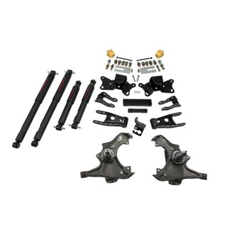 Belltech | Front And Rear Complete Kit W/ Nitro Drop 2 Shocks - C2500 / C3500 / C2500 / C3500 1997-2000