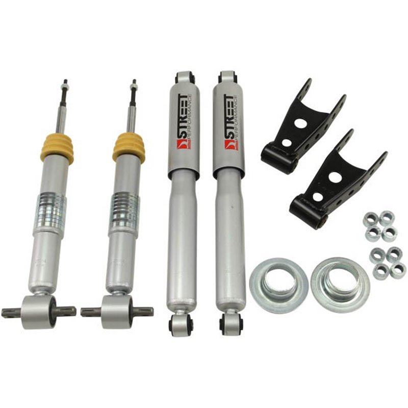 Belltech | Front And Rear Complete Kit W/ Street Performance Shocks - Silverado / Sierra 1500 2014-2018