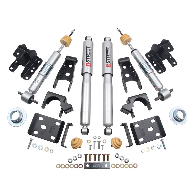 Belltech | Front And Rear Complete Kit W/ Street Performance Shocks - Silverado / Sierra 1500 2014-2018