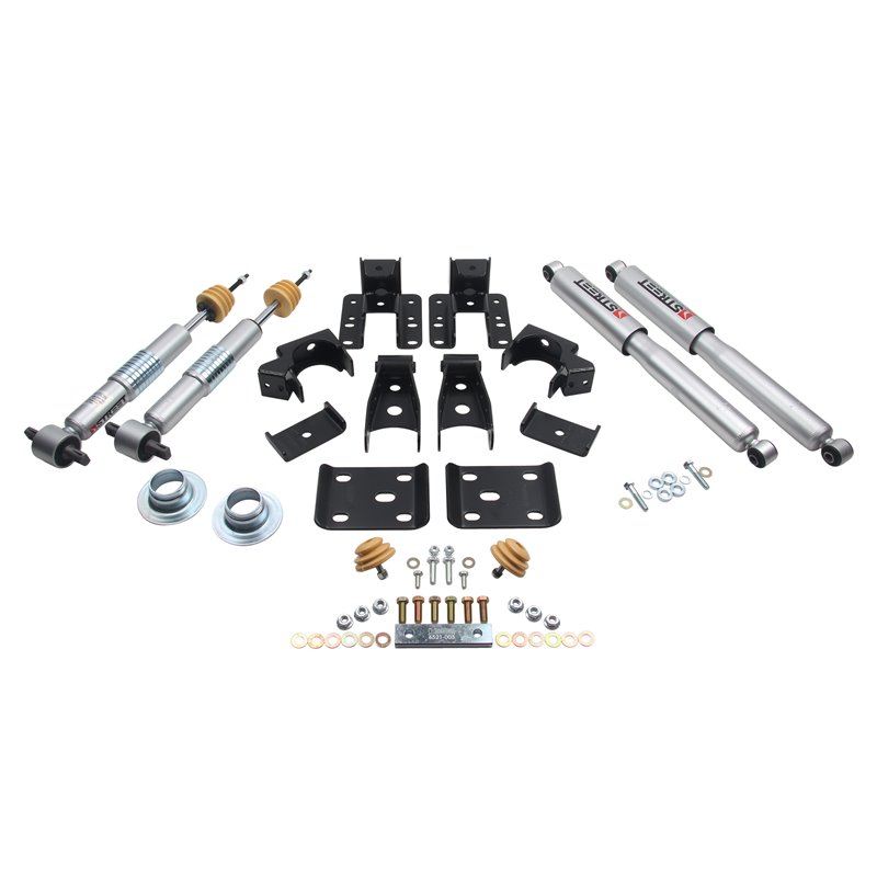 Belltech | Front And Rear Complete Kit W/ Street Performance Shocks - Silverado / Sierra 1500 2014-2018