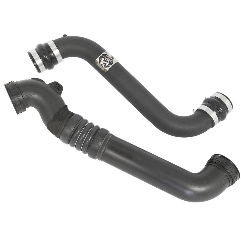 aFe Power | BladeRunner 3 IN Aluminum Hot and Cold Charge Pipe Kit Black - Silverado / Sierra 2500 HD / 3500 HD 6.6L 2011-2016