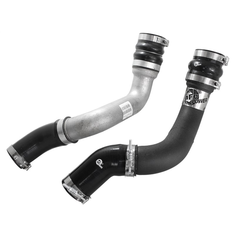aFe Power | BladeRunner 3 IN Aluminum Hot and Cold Charge Pipe Kit Black - Ram 2500 / 3500 6.7L 2013-2018